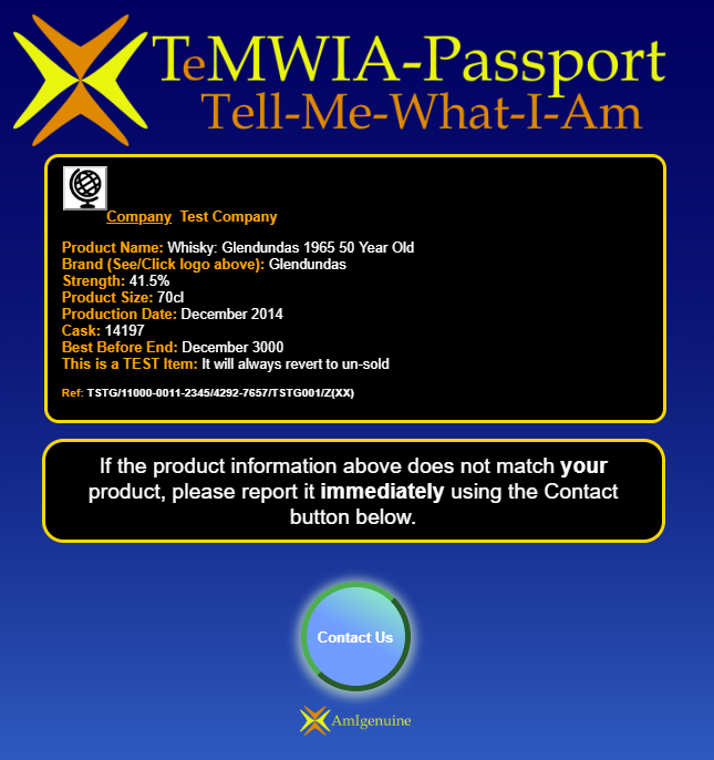 TeMWIA lookup page